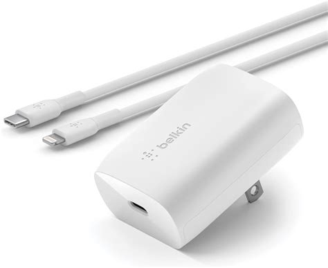 20w Pd Pps Wall Charger W1m Pvc C Ltg Wht Cell Phones