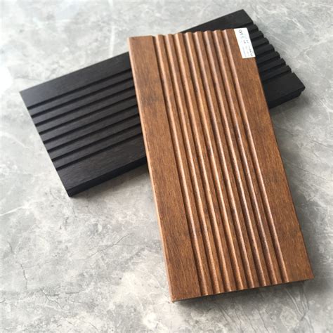 Eco Friendly Carbonized High Density Terrace Decking Board Outdoor