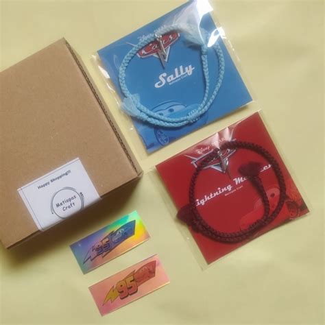 Pareja Coches Rayo Mcqueen Y Sally Disney Pulsera Shopee M Xico