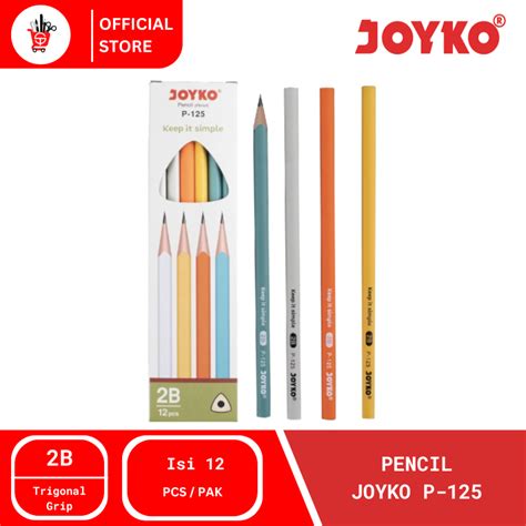 Jual Pencil Pensil Joyko P 125 2b 12pcs Shopee Indonesia