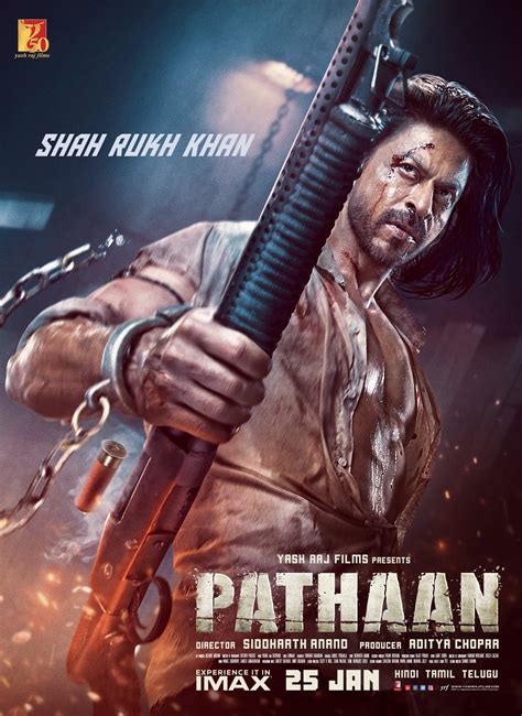 New poster of Shah Rukh Khan for 'Pathaan' : r/movies