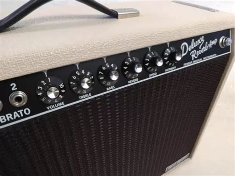 Fender Tone Master Deluxe Reverb Amplifier Blonde Great Guitars Australia