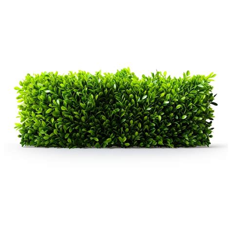 Premium Photo Green Bush Isolated On White Background