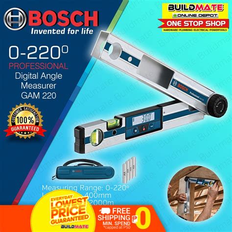 BOSCH Professional GAM 220 Digital Angle Measurer Measuring Tool