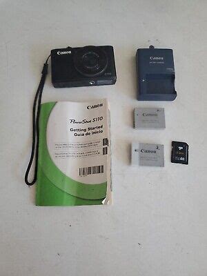 Canon Powershot S Mp Digital Camera Black Read Desc Ebay