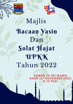 Majlis Bacaan Yasin Dan Solat Hajat Upkk Lianamohdnoor Flip Pdf