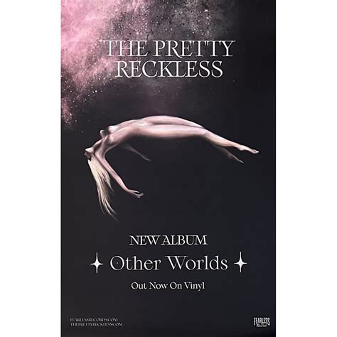 The Pretty Reckless Other Worlds Ltd Ed RARE Tour Poster Reverb