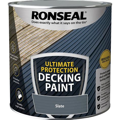 Ronseal Ultimate Protection Decking Paint 25l Slate