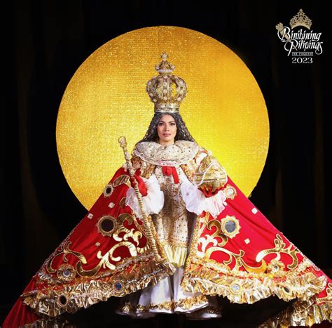 Bb Pilipinas Cebu Provinces Sto Niño Vestment As National Costume