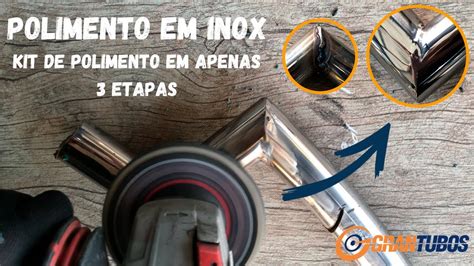 POLIMENTO EM AÇO INOX EM APENAS 3 ETAPAS SERÁ QUE É POSSÍVEL YouTube