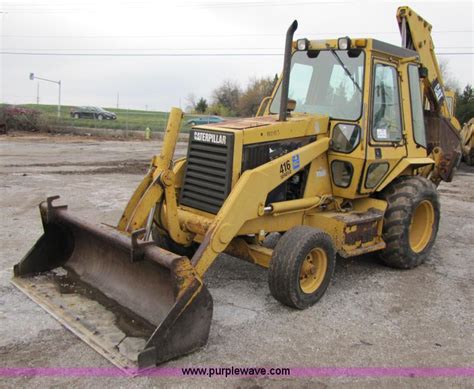 1992 Caterpillar 416 Series Ii Backhoe In Springfield Mo Item B2075 Sold Purple Wave