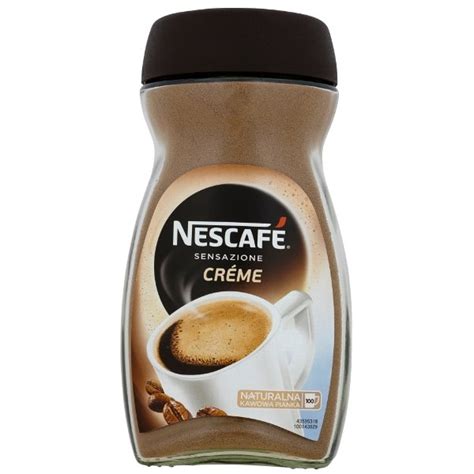 Nescafe Kawa Rozpuszczalna Sensazione Creme G Nescafe Sklep