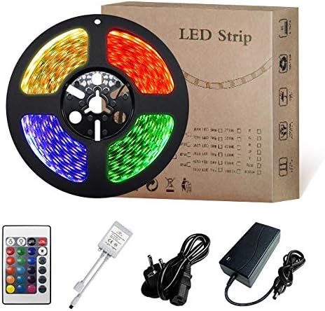 RGB LED Streifen Licht IP65 LED Leiste DC24V Dimmbar RGB LED Strip 5M