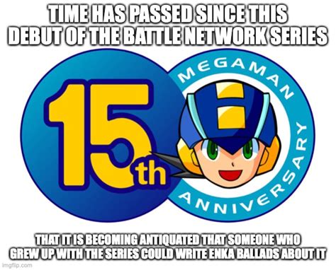 Mega Man 15th Anniversary Logo Imgflip