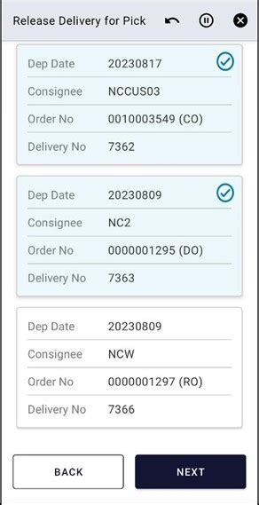 Release Delivery For Pick Infor M3 CloudSuite Novacura Marketplace 2024