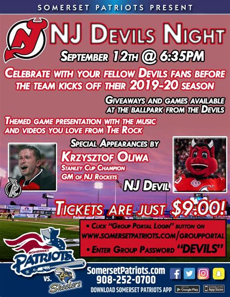 Reminder Krzysztof Oliwa And Nj Devil At The Somerset Patriots Game Tomorrow Imgur