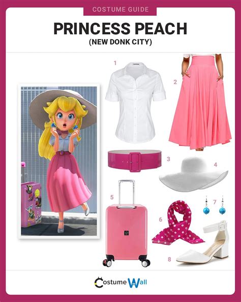 Dress Like Princess Peach New Donk City Peach Costume Princess