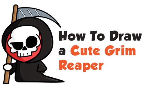 Grim Reaper Cartoon Drawing