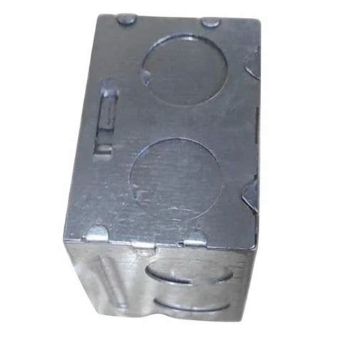 Galvanized Iron GI Rectangular Module Concealed Metal Box 18 M Size