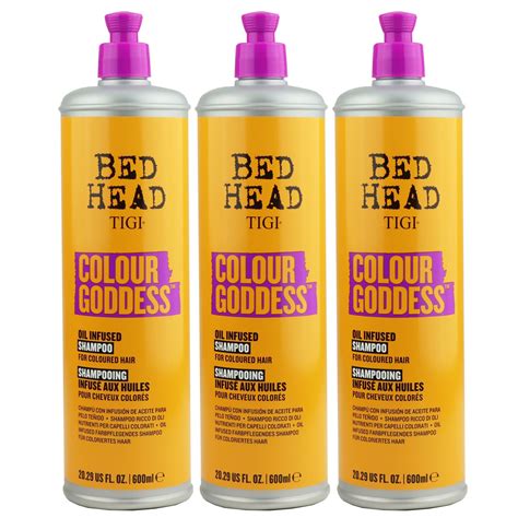 Tigi Bed Head Color Goddess 3 X 600 Ml Shampoo Bei Riem