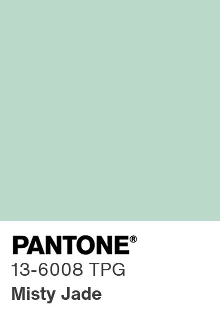 PANTONE 13 6008 TPG Misty Jade Pantone色号库 Pantone潘通中国官网