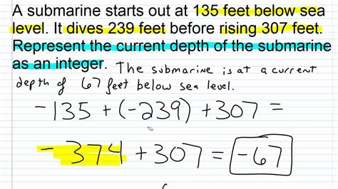 Solving Integer Word Problems | Integers word problems, Word problems ...