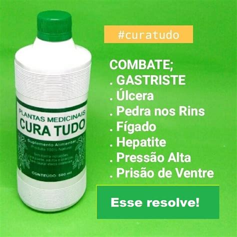 Cura Tudo Plantas Medicinais 500 Ml Entrega Rápida Mercado Livre