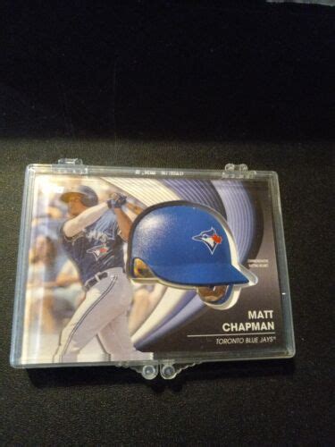 Topps Update Matt Chapman Commemorative Batting Helmet Card Bh Mc