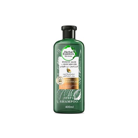 Herbal Essences Sulfate Free Potent Aloe Avocado Oil Hair Shampoo To