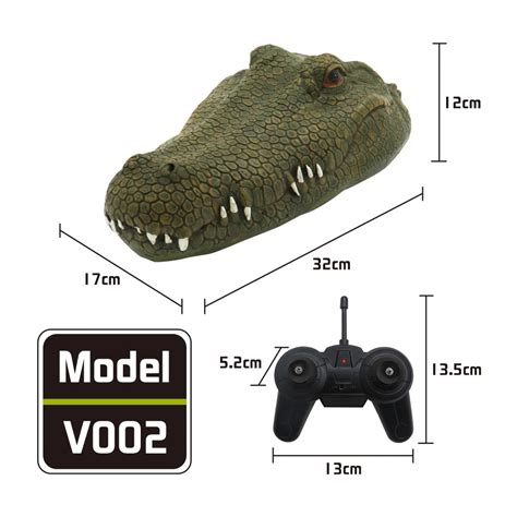 Alligator Crocodile Head Prank Rc Boat G Remote Control