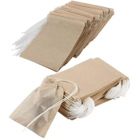 Filtre A The Sachet Thé À Remplir 200 Pcs Sachets Jetable Sac Infuseur