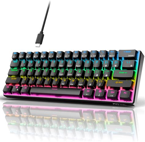 Rk Royal Kludge Rk61 Wired 60 Mechanical Gaming Keyboard Rgb Backlit