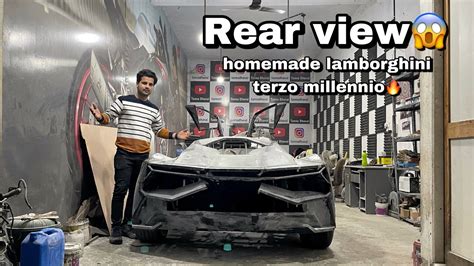 Rear View Homemade Lamborghini Terzo Millennio Youtube