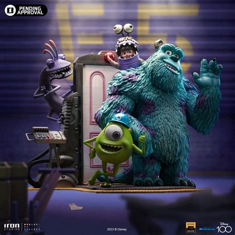 Estatua Deluxe Art Scale James P Sullivan Mike Wazowski