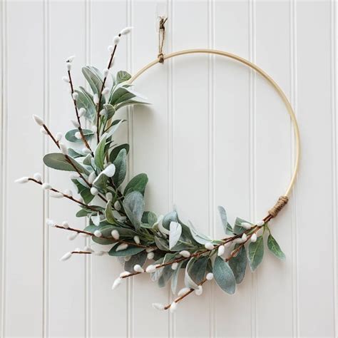 Pussy Willow Wreath Etsy