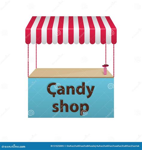 Candy Shop Chocolate Text Vector 51525005