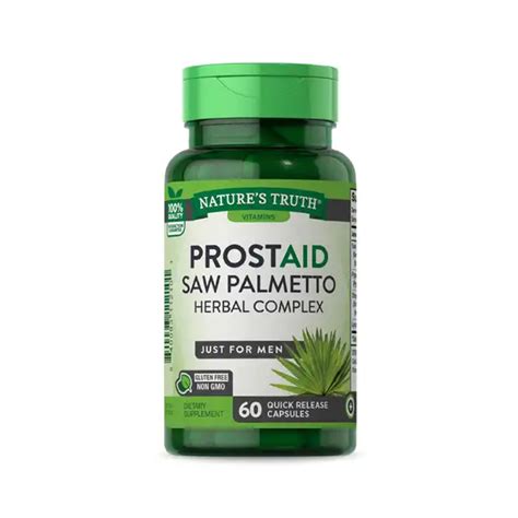 Natures Truth Prostate Saw Palmetto Health For Men Tablets Wealzin