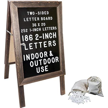 Amazon Excello Global Products Large Wooden A Frame Sign X