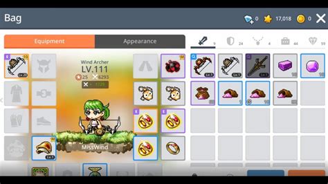 Maplestory M Wind Archer 6k Cp Daily Dungeon Hell Mode Before Delete