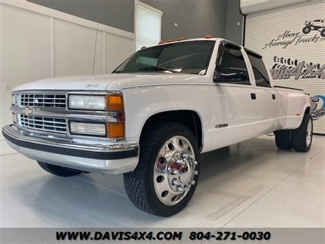 1997 Chevrolet C3500 Cheyenne Loaded Crew Cab Dually Low Mileage Pickup