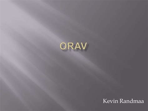 Orav