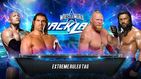 FULL MATCH BROCK LESNAR ROMAN REIGNS VS THE GREAT KHALI THE ROCK