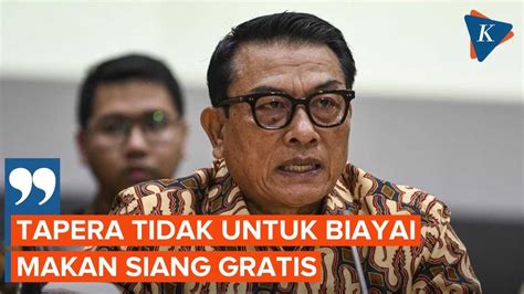 Moeldoko Bantah Iuran Tapera Dipakai Untuk Biayai Program Makan Siang