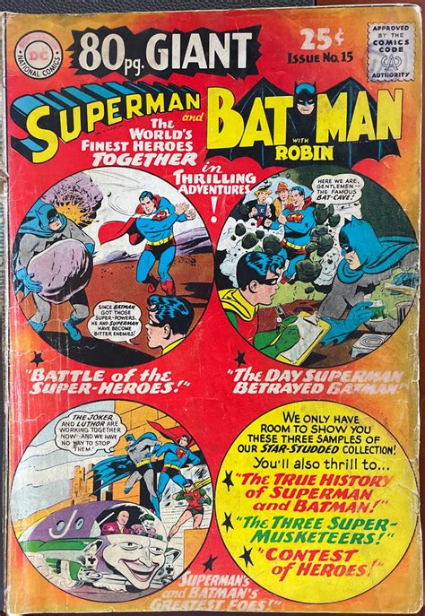 80 Page Giant Magazine 15 Dc 1965 Fr 10 — Bedos Collectibles