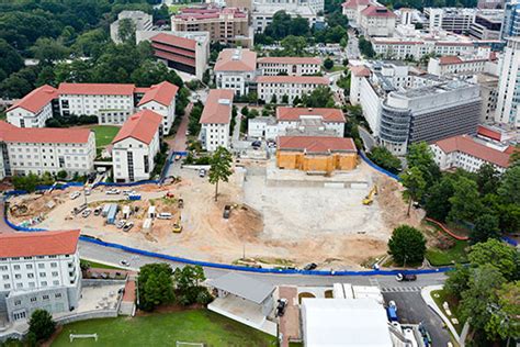 As Semester Starts Campus Life Center Construction Advances On Schedule Emory University