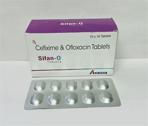 Sifan O Cefixime 200mg Ofloxacin 200mg Tablet At Rs 2551box In New