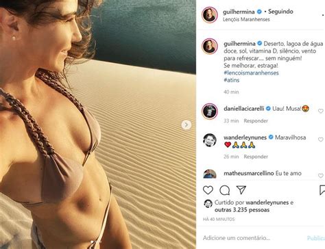 Guilhermina Guinle Ostenta Barriga Negativa Nos Len Is Maranhenses