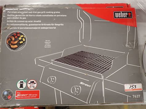 Weber Porcelain Enameled Cast Iron Cooking Grates Spirit 200 Retail 84 99 Ea