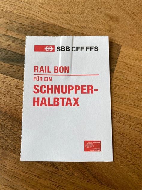 Sbb Schnupper Halbtax F R Monate Kaufen Auf Ricardo