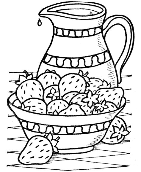 Strawberry Coloring Pages - Best Coloring Pages For Kids